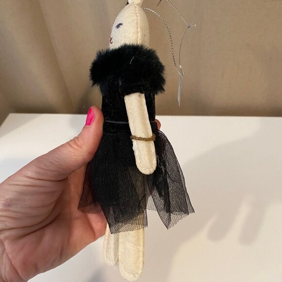 Holiday Lane Ballet Dancer Bunny Christmas Ornament‎ 9” Elegant Décor - Picture 4 of 9